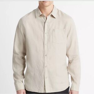 Men’s brand new Linen Long-Sleeve Shirt size M